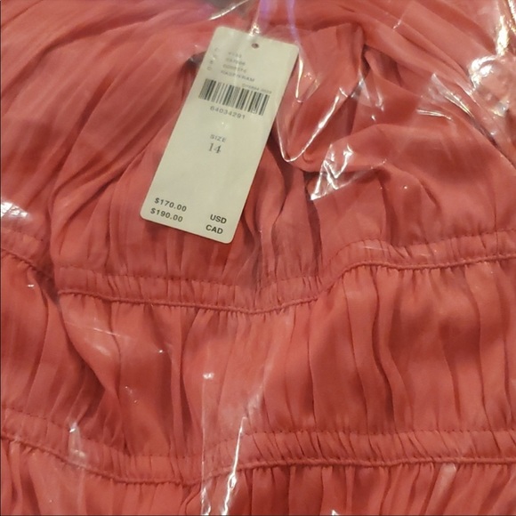 Anthropologie Ruched Slip Dress- Raspberry - Picture 4 of 8